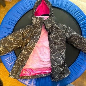 Columbia Girls Ski Winter Jacket liner thermal reflective insulation medium pink